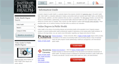 Desktop Screenshot of masterofpublichealth.org